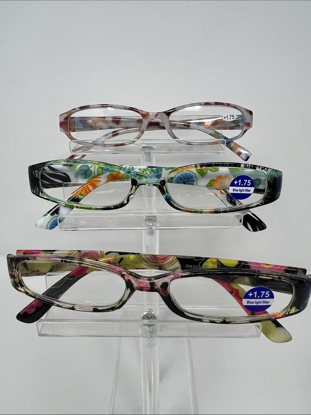 Women’s Set of 3 Printed Reading Glasses-1.75 Strength-NWOT  G6